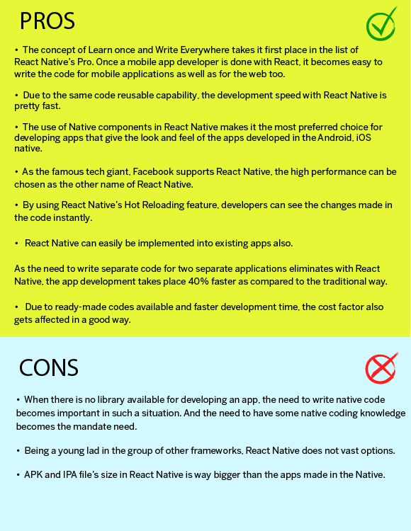 Time For Counting Pros and Cons of React Native