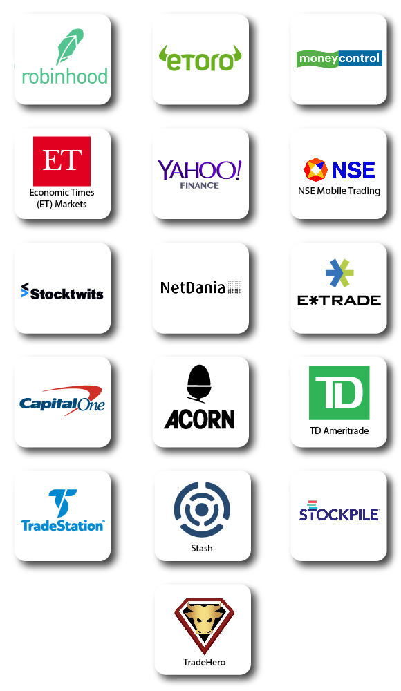 List of eminent Stock Trading Applications